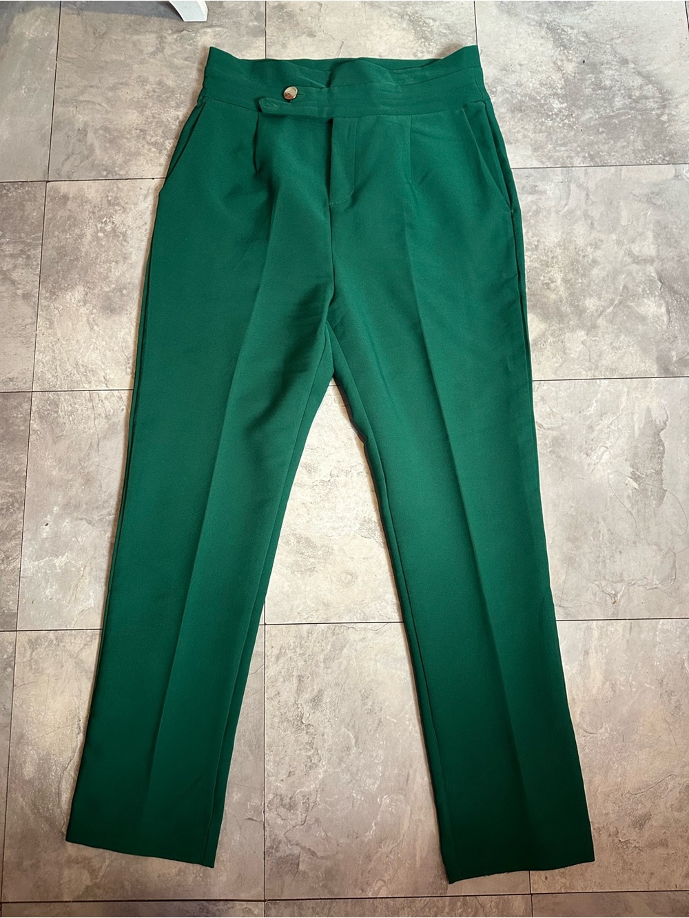 Michele Emerald Green Tailored Trousers